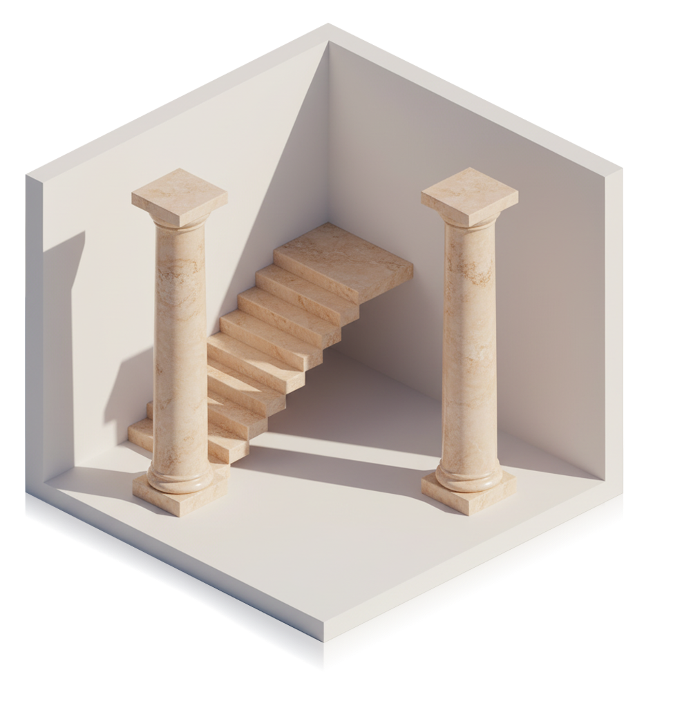 Column and balustrade