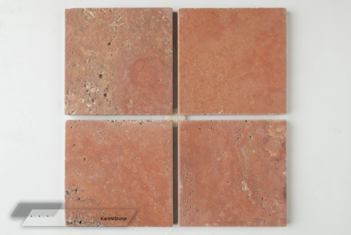 Red travertine brushed 1 (5)