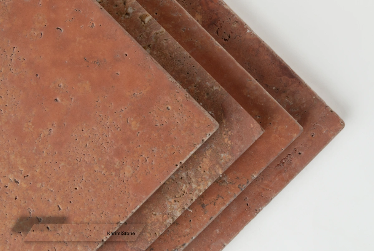 Red travertine brushed 1 (7)