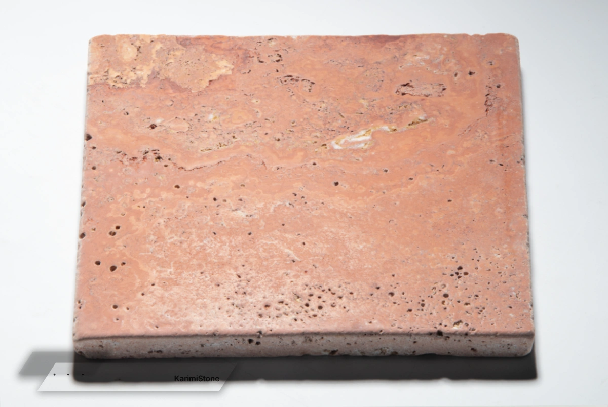 Red travertine brushed 1 (8)