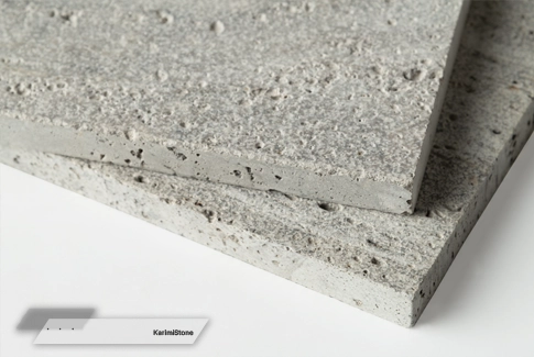 Silver Travertine Sandblasted