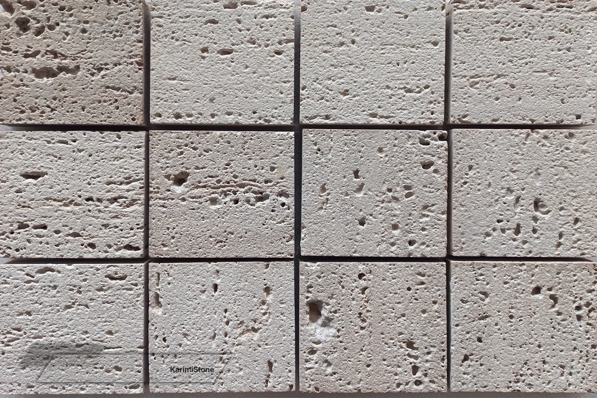 Travertine Beige Vein-cut Sandblasted 1200.800 – 03