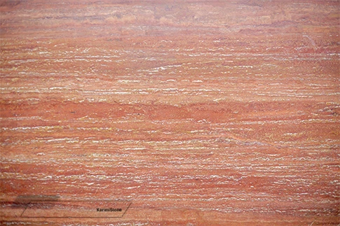 Red Travertine Honed