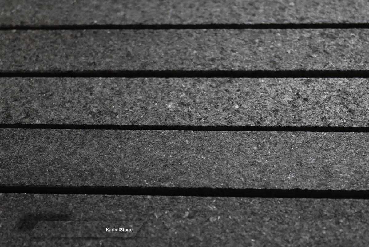 black granite flamed 3