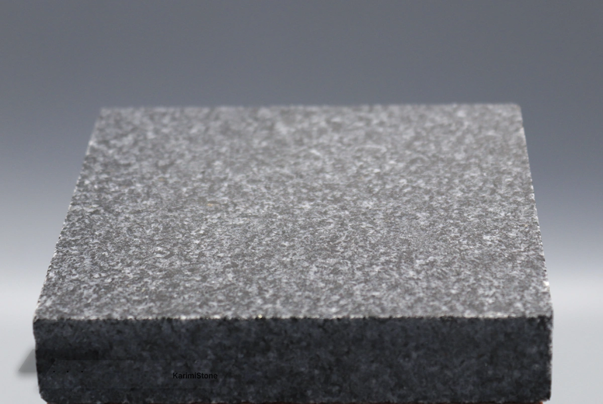 black granite flamed
