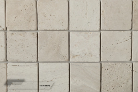 White Travertine Honed & Tumbled