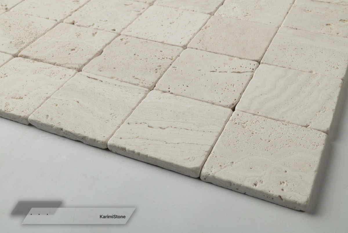 white travertine 10.10 tumble 9