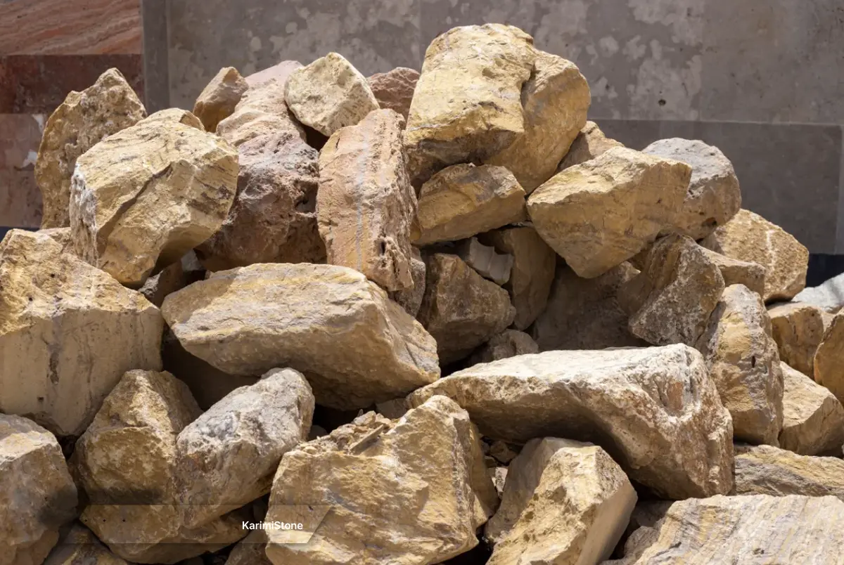 yellow crush stone 1