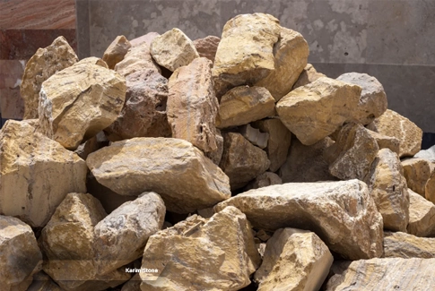 Yellow Crushed stone