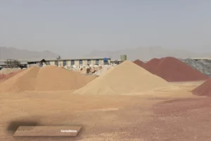 Yellow Crushed stone